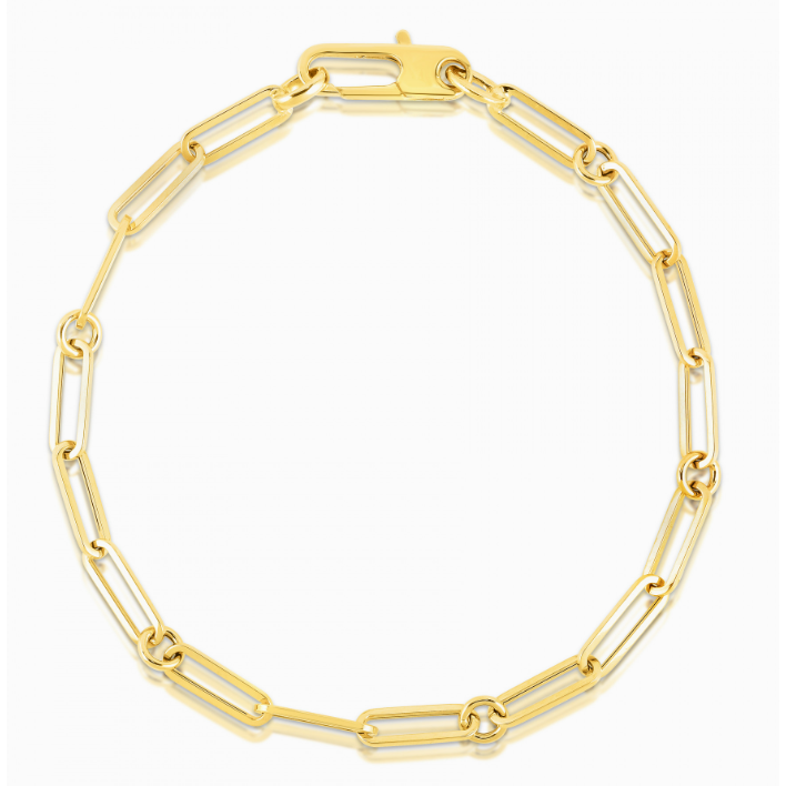 Roberto Coin 18K Yellow Gold Paperclip Link Bracelet