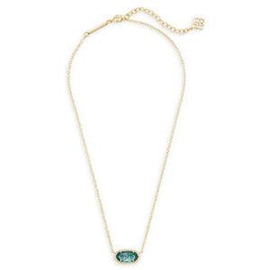 Kendra Scott  Elisa Gold Necklace in London Blue