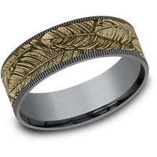 Load image into Gallery viewer, Brook &amp; Branch &quot;The Covey&quot; 14K Yellow Gold &amp; Tantalum Wedding Band
