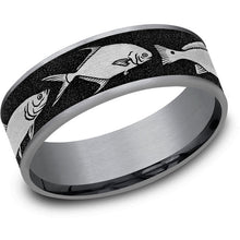 Load image into Gallery viewer, Brook &amp; Branch &quot;The Skiff&quot; Tantalum &amp; Titanium Wedding Band
