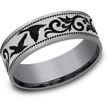 Load image into Gallery viewer, Brook &amp; Branch &quot;The Waterfowl&quot; Tantalum &amp; Titanium Wedding Band
