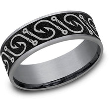 Load image into Gallery viewer, Brook &amp; Branch &quot;The Hook&quot; Tantalum &amp; Titanium Wedding Band
