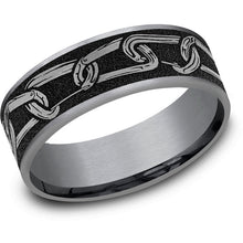 Load image into Gallery viewer, Brook &amp; Branch &quot;The Carabiner&quot; Tantalum &amp; Titanium Wedding Band
