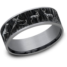 Load image into Gallery viewer, Brook &amp; Branch &quot;The Huntsman&quot; Tantalum &amp; Titanium Wedding Band
