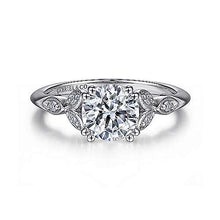 Load image into Gallery viewer, Gabriel &quot;Celia&quot; 14K White Gold Round Diamond Engagement Ring
