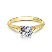 Load image into Gallery viewer, Gabriel &quot;Ellis&quot; 14K Yellow Gold Solitaire Engagement Ring
