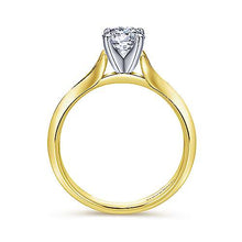 Load image into Gallery viewer, Gabriel &quot;Ellis&quot; 14K Yellow Gold Solitaire Engagement Ring
