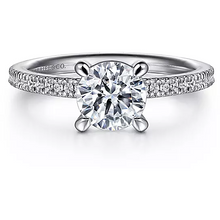 Load image into Gallery viewer, Gabriel &quot;Amena&quot; 14K White Gold Diamond Solitaire Engagement Ring
