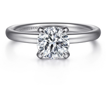 Load image into Gallery viewer, Gabriel &quot;Daniele&quot; 14K White Gold Diamond Basket Solitaire Engagement Ring
