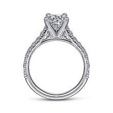 Load image into Gallery viewer, Gabriel &quot;Erica&quot; 14K White Gold Diamond Engagement Ring
