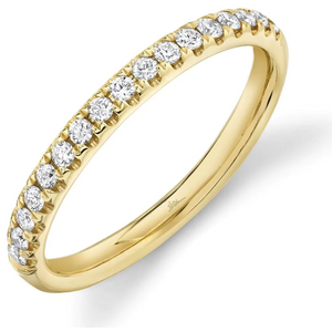 14K Yellow Gold 0.25ctw Diamond Stackable Band