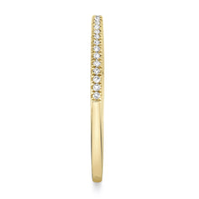 Load image into Gallery viewer, 14K Yellow Gold Diamond Stackable Band
