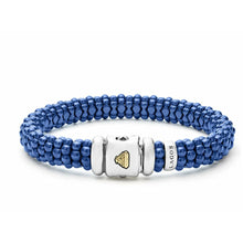 Load image into Gallery viewer, Lagos Sterling Silver Blue Ultramarine Caviar 9mm Ceramic Bracelet
