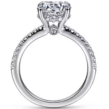 Load image into Gallery viewer, Gabriel 14K White Gold &quot;Broderick&quot; Diamond Engagement Ring
