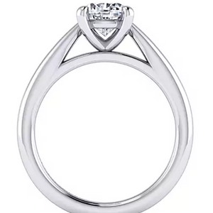 Gabriel 14K White Gold "Bambi" Solitaire Engagement Ring