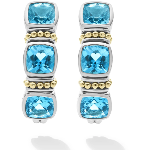 Lagos blue topaz earrings online
