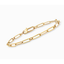 Load image into Gallery viewer, Roberto Coin 18K Yellow Gold Paperclip Link Bracelet

