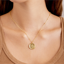 Load image into Gallery viewer, Gorjana Gold Compass Coin Necklace

