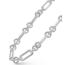 Load image into Gallery viewer, Lagos Sterling Silver Fluted Link Toggle Necklace
