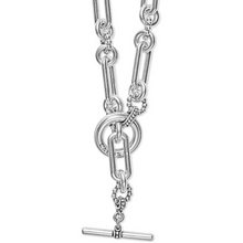 Load image into Gallery viewer, Lagos Sterling Silver 20&quot; Fluted Link Toggle Necklace
