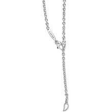 Load image into Gallery viewer, Lagos 18K and Sterling Silver Caviar Lux Diamond X Station Necklace
