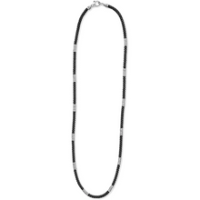 Load image into Gallery viewer, Lagos Black Caviar 16&quot;  Sterling Silver Station Necklace
