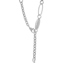 Load image into Gallery viewer, Lagos Sterling Silver 34&quot; Luna Pearl Station Link Necklace
