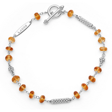 Load image into Gallery viewer, Lagos Sterling Silver Citrine Beaded Bracelet
