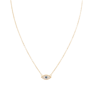 Gorjana Gold Evil Eye Charm Necklace