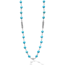 Load image into Gallery viewer, Lagos Sterling Silver Turquoise Beaded Necklace
