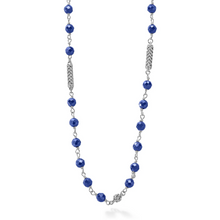 Load image into Gallery viewer, Lagos Sterling Silver Ultramarine Beaded Necklace
