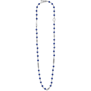 Lagos Sterling Silver Ultramarine Beaded Necklace