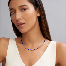 Load image into Gallery viewer, Lagos Sterling Silver Ultramarine Beaded Necklace
