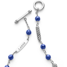 Load image into Gallery viewer, Lagos Sterling Silver Ultramarine Beaded Bracelet
