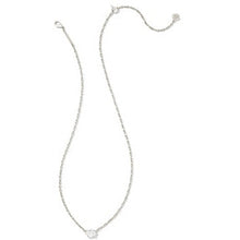 Load image into Gallery viewer, Kendra Scott Silver Cailin White Crystal Necklace
