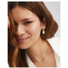 Load image into Gallery viewer, Kendra Scott Lee Gold Drop Earrings in Dichroic Glass
