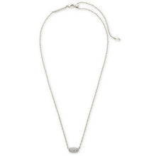 Load image into Gallery viewer, Kendra Scott Silver Grayson Necklace in White Crystal
