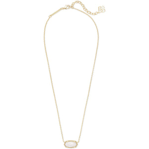 Kendra Scott Elisa Necklace in Gold with Ivory Mother of Pearl