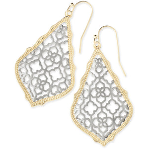 Kendra Scott Addie Gold Filigree Mix Earrings