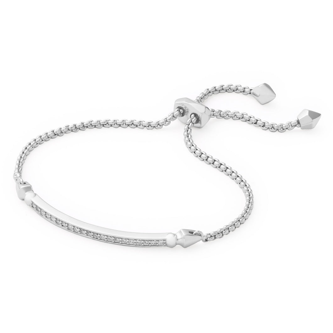 Kendra Scott Ott Adjustable Bracelet in Rhodium