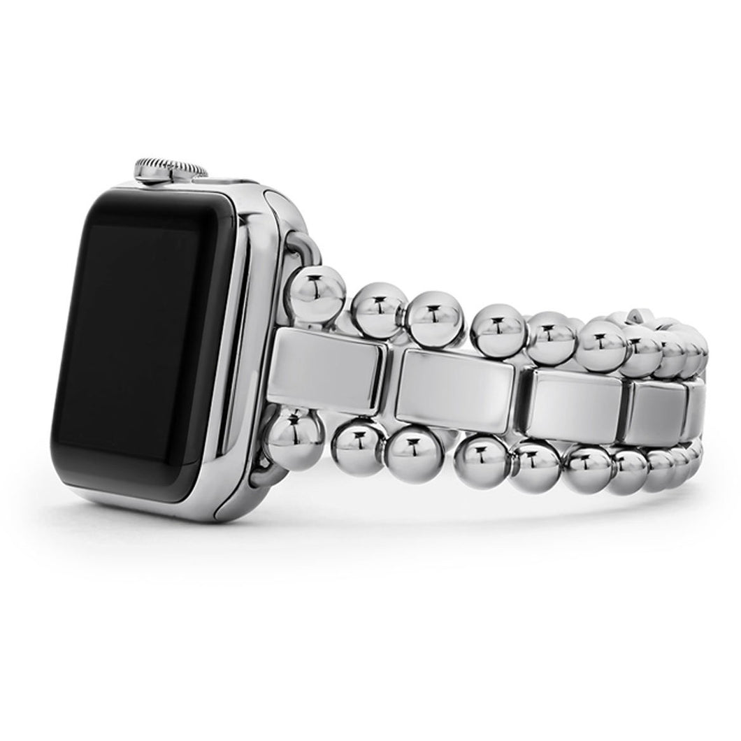 Lagos Stainless Steel Smart Caviar Watch Bracelet 42-44mm