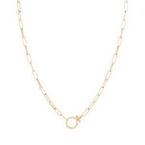 Gorjana Gold Parker Paperclip Necklace