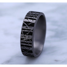 Load image into Gallery viewer, Brook &amp; Branch &quot;The Maple&quot; Tantalum Birch Tree Wedding Band
