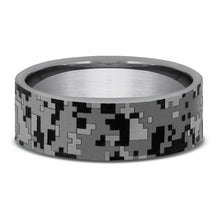 Load image into Gallery viewer, Brook &amp; Branch &quot;The Lima&quot; Tantalum Digital Camo Wedding Band
