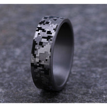 Load image into Gallery viewer, Brook &amp; Branch &quot;The Lima&quot; Tantalum Digital Camo Wedding Band
