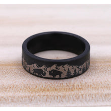Load image into Gallery viewer, Brook &amp; Branch &quot;The Roamer&quot; Tantalum Buffalo Wedding Band
