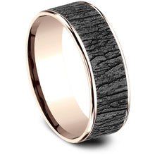 Load image into Gallery viewer, Brook &amp; Branch &quot;The Hazel&quot; 14K Rose Gold &amp; Tantalum Wedding Band
