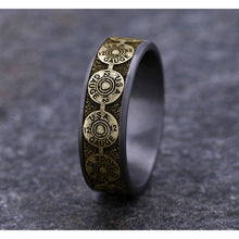 Load image into Gallery viewer, Brook &amp; Branch &quot;The 12 Gauge&quot; 14K Yellow Gold &amp; Tantalum Wedding Band
