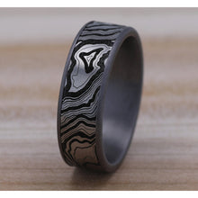 Load image into Gallery viewer, Brook &amp; Branch &quot;The Explorer&quot; Tantalum &amp; Titanium Wedding Band
