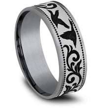 Load image into Gallery viewer, Brook &amp; Branch &quot;The Waterfowl&quot; Tantalum &amp; Titanium Wedding Band
